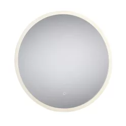   TMP LUX Touch fürdőszobai tükör - KEREK - LED világítással - érintő kapcsolóval - Ø 60 cm