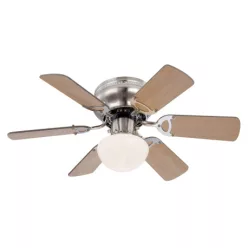   Globo 0307 Mennyezeti ventilátor matt króm test, bükk,grafitszürke MDF lapát, üveg búra, 1X60W E27, 50Hz, 3 fokozatú, 2 irányú forgás,láncos húzókapcsolóval