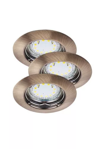 RÁBALUX 1048 LITE Fürdőszobai Beépíthető Lámpa Bronz GU10 IP20