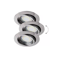   Rábalux LITE 1050 Beépíthető spotlámpa 3x50W/GU10 3000K 240LM IP40
