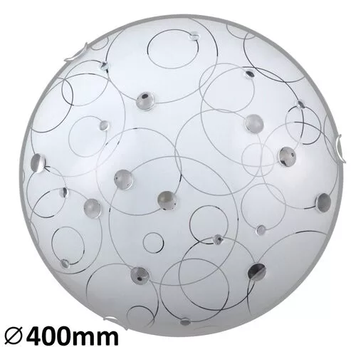 RÁBALUX 1862 JOLLY Ufo Lámpa Fehér Mintás E27 IP20