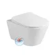 Sanovit SLIM AVVA fali WC - rimless - perem nélküli - rejtett rögzítésű - 49 cm