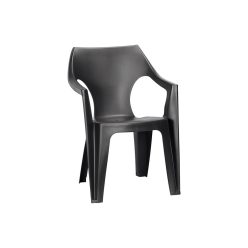 Dante low back plastic garden chair