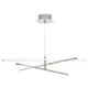 RÁBALUX 2480 MEREDITH Modern Led Függesztett Lámpa Króm IP20