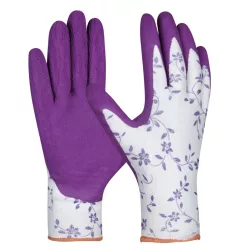 Védőkesztyű "Flower" lila 7