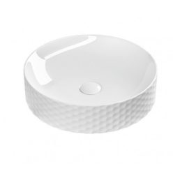   Sanovit SIENA - PULTRA ültethető - Top Counter - porcelán mosdó - O - Ø 44 cm