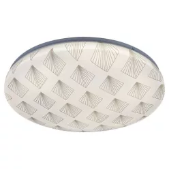 RÁBALUX 3078 BENITA Ufo Lámpa Fehér Mintás IP20