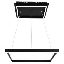   RÁBALUX 3085 QUADRO Modern Led Függesztett Lámpa Matt Fekete IP20