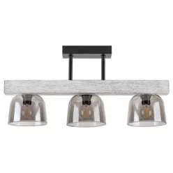   RÁBALUX 3119 CARDAMOM Loft Mennyezeti Lámpa Ezüst Tölgy E14 IP20
