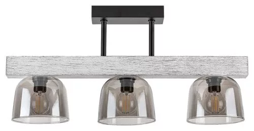 RÁBALUX 3119 CARDAMOM Loft Mennyezeti Lámpa Ezüst Tölgy E14 IP20