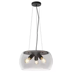   RÁBALUX 3190 URSULA Modern Függesztett Lámpa Fekete E27 IP20