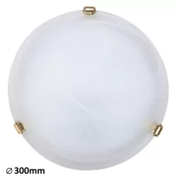   RÁBALUX 3201 ALABASTRO Ufo Lámpa Fehér Alabástrom Üveg E27 IP20