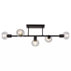   RÁBALUX 3296 SULLIVAN Modern Mennyezeti Lámpa Fekete E14 IP20