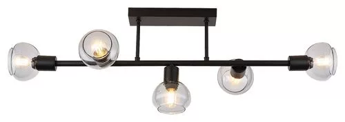 RÁBALUX 3296 SULLIVAN Modern Mennyezeti Lámpa Fekete E14 IP20