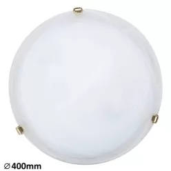   RÁBALUX 3301 ALABASTRO Ufo Lámpa Fehér Alabástrom Üveg E27 IP20