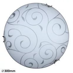 RÁBALUX 3852 HARMONY LUX Ufo Lámpa Króm Köröm E27 IP20