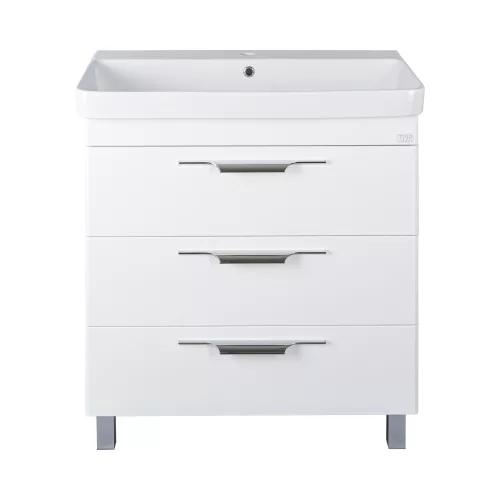 TMP TRIO 65 álló fürdőszobabútor - Sanovit SOFT - 13065 mosdóval - 65 x 45,5cm