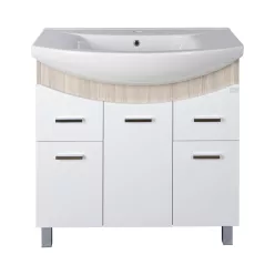   TMP ZX 95 - SONOMA - álló fürdőszobabútor - Sanovit ZENON - 6095 porcelán mosdóval - 97 x 51 cm