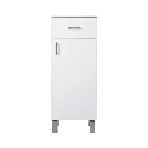 Viva STYLE fürdőszobai ÁLLÓSZEKRÉNY 85 alacsony POLCOS - 1 fiók - JOBBOS - 35 x 33 x 85 cm
