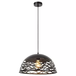   RÁBALUX 5086 NORENA Modern Függesztett Lámpa Matt Fekete E27 IP20