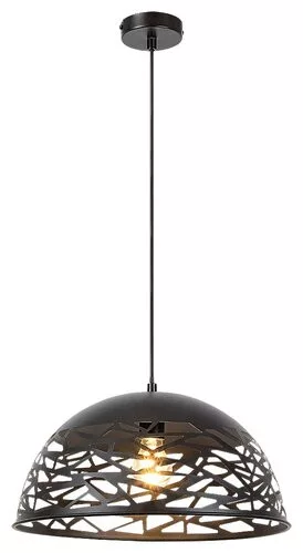 RÁBALUX 5086 NORENA Modern Függesztett Lámpa Matt Fekete E27 IP20