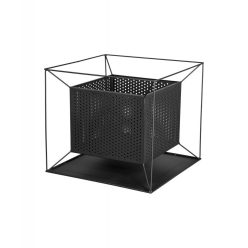 Moss steel garden fire pit