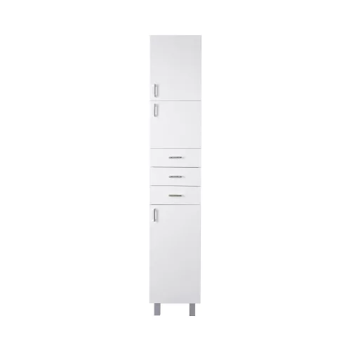 Viva STYLE Fürdőszoba ÁLLÓSZEKRÉNY 192 magas POLCOS - JOBBOS - 35 x 33 x 192 cm