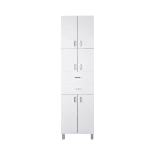 Viva STYLE fürdőszobai ÁLLÓSZEKRÉNY 192 magas szennyestartós -50 x 35 x 192 cm