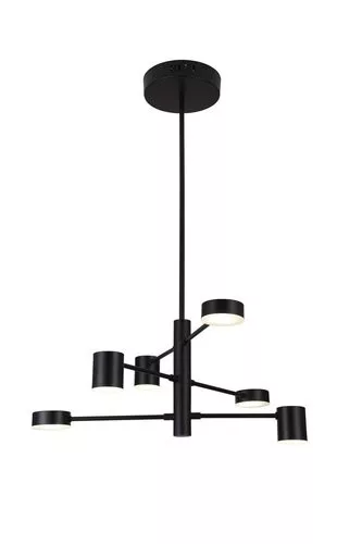 RÁBALUX 6355 SOLOMON Modern Led Függesztett Lámpa Matt Fekete IP20