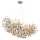 GLOBO 64138H3S QUEENA Glamour Függesztett Lámpa IP20