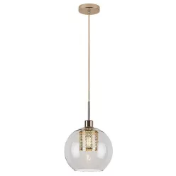   RÁBALUX 6495 PHILANA Modern Függesztett Lámpa Arany E27 IP20
