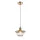 Globo 69030 Függeszték, bronz , üveg, ø: 220, H:1200, exkl. 1xE27 60W 230V