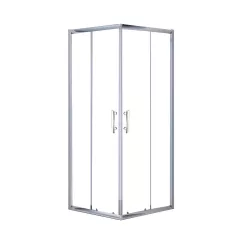   Viva AQUA Max Zuhanykabin SZÖGLETES - 6 mm víztiszta vízlepergető üveg - 80 x 80 x 190 cm