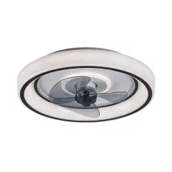 RÁBALUX 71009 HORACIO Ventilátoros lámpa Fekete IP20