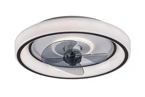 RÁBALUX 71009 HORACIO Ventilátoros lámpa Fekete IP20