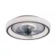 RÁBALUX 71009 HORACIO Ventilátoros lámpa Fekete IP20