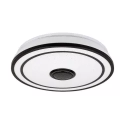RÁBALUX 71030 NIKOLAUS Ufo Lámpa Fekete IP20