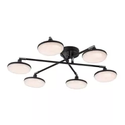 RÁBALUX 71063 MAID Loft Mennyezeti Lámpa Matt Fekete IP20