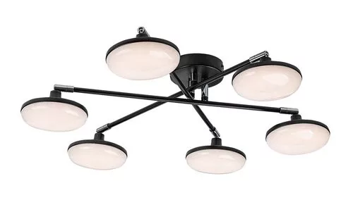 RÁBALUX 71063 MAID Loft Mennyezeti Lámpa Matt Fekete IP20