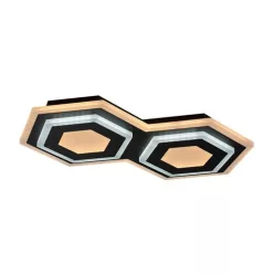   RÁBALUX 71114 BITSI Modern LED Mennyezeti Lámpa Fekete IP20