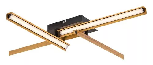 RÁBALUX 71145 REMIEL Modern LED Mennyezeti Lámpa Matt Fekete IP20