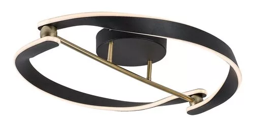RÁBALUX 71149 ADALIND Modern LED Mennyezeti Lámpa Fekete/ Arany IP20