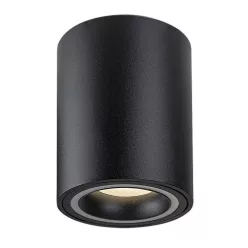   RÁBALUX 71160 KOBALD Hengeres Mennyezeti Lámpa Fekete GU10 IP20