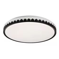 RÁBALUX 71304 MALIN Ufo Lámpa Fekete/ Szürke IP20