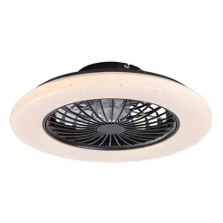 RÁBLAUX 71329 DALFON2 Ventilátoros lámpa Fekete IP20