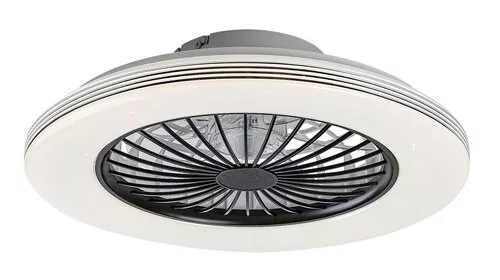 RÁBLAUX 71330 DALFON2 Ventilátoros lámpa Fekete IP20