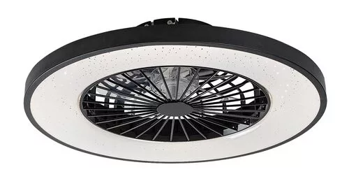 RÁBLAUX 71334 DALFON2 Ventilátoros lámpa Fekete IP20