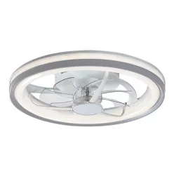 RÁBALUX 71335 FANRICIUS Ventilátoros lámpa Ezüst IP20