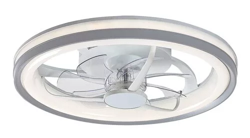 RÁBALUX 71335 FANRICIUS Ventilátoros lámpa Ezüst IP20