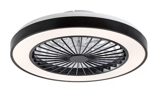 RÁBLAUX 71336 DALFON2 Ventilátoros lámpa Fekete IP20